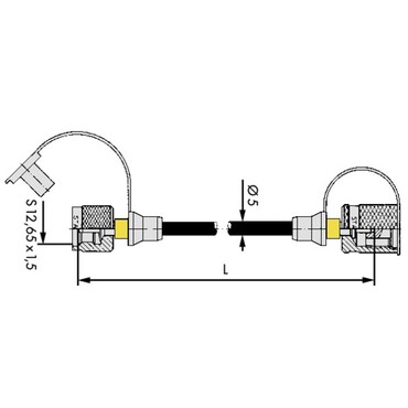 Messschlauch DN2-630bar Test 15/Manometer